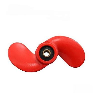 Vodeni transport: Dvorokraka elisa za vanbrodski motor – crvena - Prečnik elise: 99 mm — 4