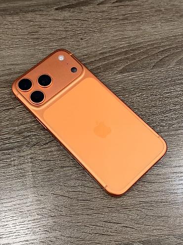 IPhone 17 Pro Max, Б/у, 512 ГБ, Оранжевый, Защитное стекло, Чехол, Коробка, 92 %