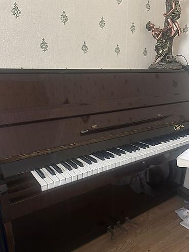 İdman və hobbi: Upright pianino – “Сура” (Cура) markası - Korpus: tünd qəhvəyi — 1
