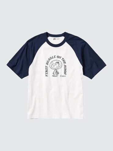 Футболки: Футболка, Классическая модель, Uniqlo, Хлопок, Новый, S (EU 36)