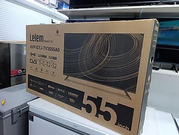 Телевизоры: Смарт-телевизор Lelem AVP-GTJ-TV3555A0, диагональ 55" - Платформа — 3