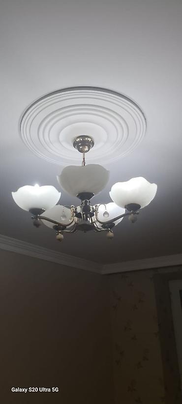 roza: Çılçıraq, 6 lampa, Metal — 1