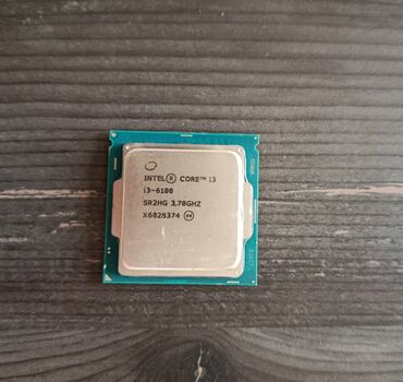 Masaüstü kompüterlər və iş stansiyaları: Prosessor Intel Core i3 i3-6100, 3-4 GHz, 4 nüvə, İşlənmiş