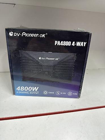 Автомобильный усилитель DV-Pioneer.ok PA4800 4-WAY - Мощность: 4800W