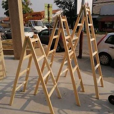 sluci: DRVENE MERDEVINE 4 GAZISTA NOVE DUZINA OKO 160 CM AKCIJA | Cene nisu — 9