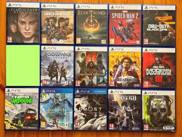 əl blender: PS5 A Plague Tale Requiem - 50 azn PS5 Uncharted Thieves Collection -