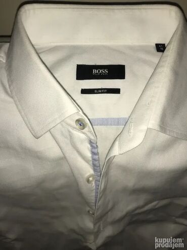 Košulje: Original Hugo Boss kosulja 43 KAO NOVA FINEST ITALIAN FABRIC 100% na lalafo.rs — 4 Košulje: Original Hugo Boss kosulja 43 KAO NOVA FINEST ITALIAN FABRIC 100% — 4
