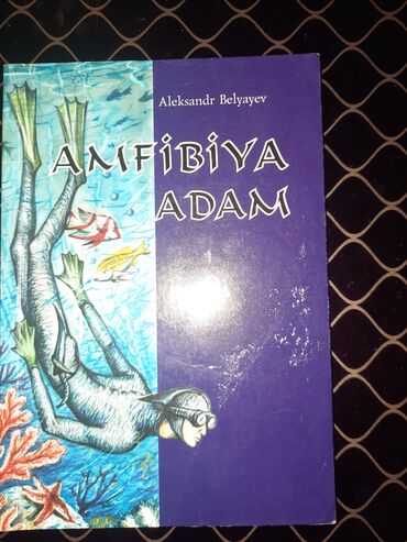 İdman və hobbi: Amfibiya adam kitabı.Təzədir.(bədii kitab)heç bir əziyi,cırığı yoxdur