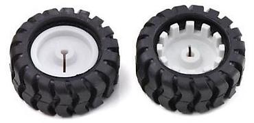 mikro aftobus: DFRobot Təkər 42x19mm – 2’li - 42 mm diametr, 19 mm en: kompaktdır və — 2