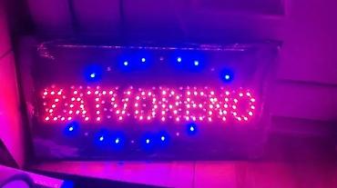 Reklamiranje, štampanje: Open close led table za radnje i hologram. Led table za restorane — 2