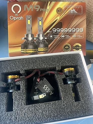 azsamand fara: Oprah M9 Pro LED far lampaları – H7 uyğunluq - Yüksək işıqlılıq — 1