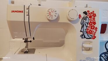 Швейные машины: Швейная машина Janome, Механическая, Полуавтомат