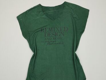 zielone t shirty damskie: T-shirt, S, stan - Bardzo dobry