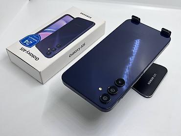 Samsung Galaxy A15, Б/у, 128 ГБ, цвет - Синий, 2 SIM
