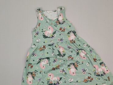 sinsay sukienka zielona: Sukienka, H&M, 10 lat, 134-140 cm, stan - Dobry