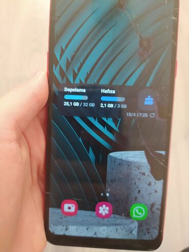 kontakt home telefon aksesuarlari: Samsung rəng - Qırmızı