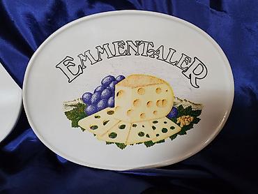 Kuhinjski setovi: Tanjiri za sireve iz 70,80ih.godina. Tanjiri nemacki za — 12