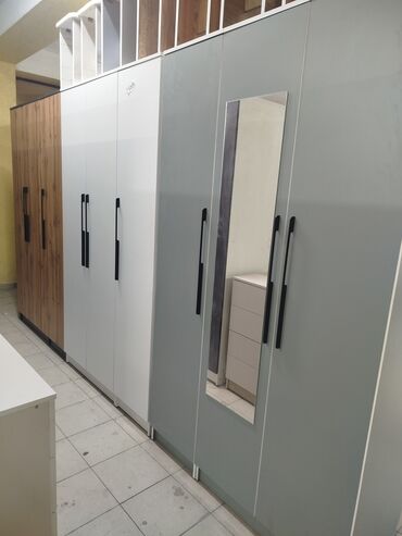 Шкафы для одежды: Шкаф для одежды, Новый, Прямой, ЛДСП — 16