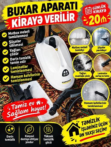 Аренда оборудования: Firma buxar aparatı kirayə verilir günlük ünvan sumqayit şəhəri — 1