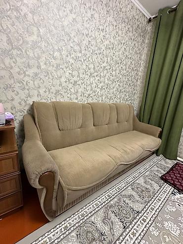 Комплекты мягкой мебели: Комплект мягкой мебели, Б/у, Самовывоз, Бесплатная доставка, цвет - Бежевый — 1