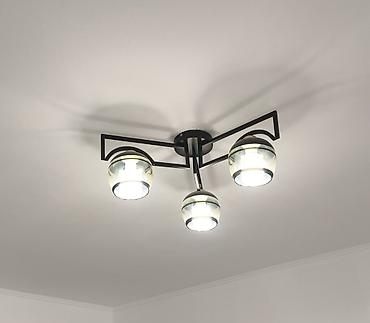 smart light: Потолочный светильник с 3 плафонами Цена: 500 сом - Тип: потолочная — 2