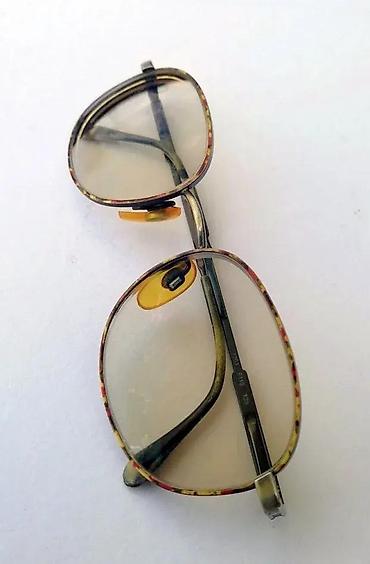 Naočare: Vintage ITALIJANSKI OVAL dioptrijski ram. PRELEP, . MANIR SREBRA — 3