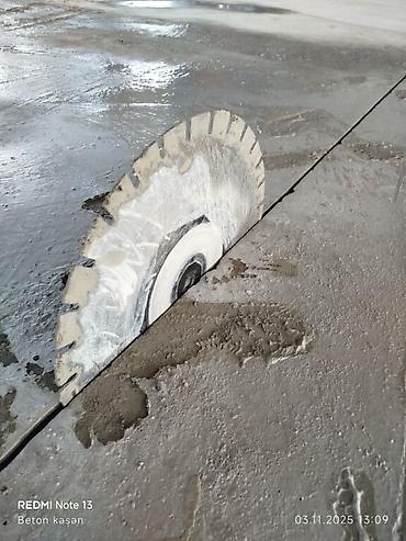 plastik qapllar: Beton kəsmə - Beton deşmə xidməti Beton kubik kərpicdən qapı — 7