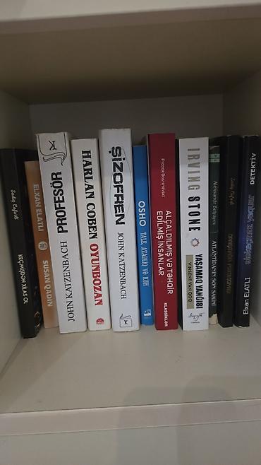 Mövzu: Müxtəlif janrlarda geniş kitab kolleksiyası Tərkib: -
