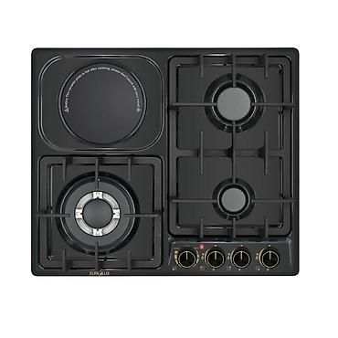 mini pec: Qaz Peçi Eurolux EU-GH3640GSBN Eurolux EU-GH3640GSBN ankastre qaz — 1