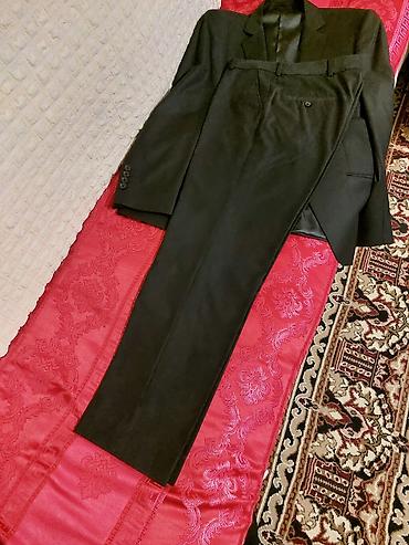 Kişi geyimləri: Kostyum, Demisezon, 4XL, rəng - Qara — 6