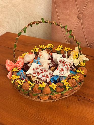 Hədiyyə bağlamaları: Hədiyyə səbəti, rəng - Yaşıl — 7