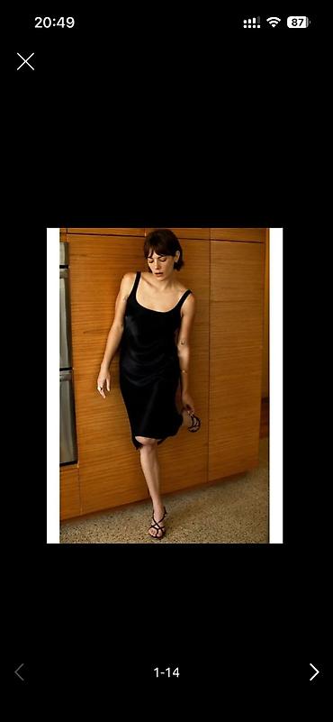 Kəmərlər: ZARA teze etiketli saten don 
S razmer — 1