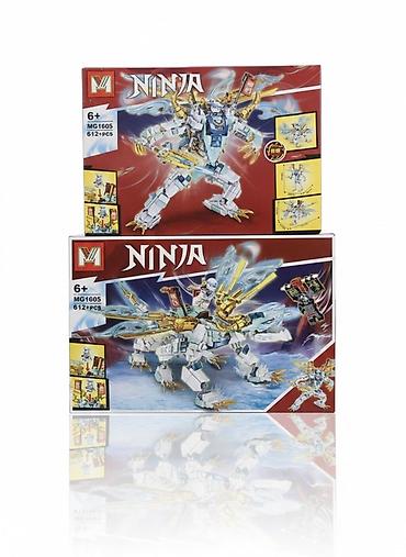 merida warrior: Конструктор NINJA MG1605, 612+ деталей - Тематика: ниндзя — 1