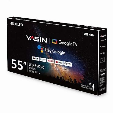 4k 2k: Телевизор YASIN LED‑55Q90, 55" - Экран: 55" (138 см), 4K UHD QLED - — 1
