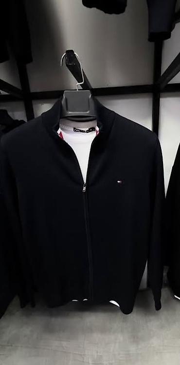 кардиганы мужские: Мужской свитер, L, Tommy Hilfiger, Новый, цвет - Синий, Самовывоз, Платная доставка — 1
