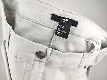 cuffed jeans: H&M, Spodnie materiałowe damskie, rozmiar M — 4