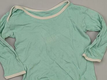 turkusowa bluzka: Bluzka, 0-3 m, stan - Dobry