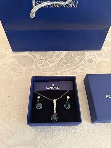 svarovski: Dəstə daxildir: Boyunbağı, Swarovski, Gümüş — 2