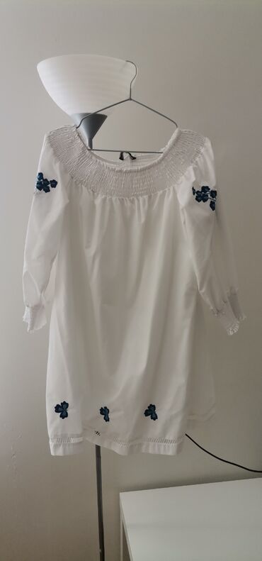 punije dame haljine za svecane prilike: M (EU 38), color - White, Other style, Long sleeves