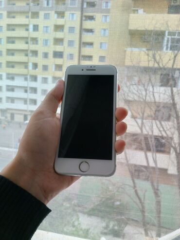 5 barmaq satışı: IPhone 7, 32 ГБ, Белый, Отпечаток пальца