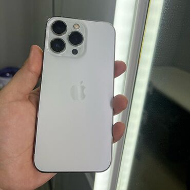 айфон 15 бишкек цена: IPhone 13 Pro, Колдонулган, 512 ГБ, Ак, Коргоочу айнек, Каптама, 83 %