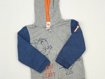 tęczowy sweterek: Bluza, 1.5-2 lat, 86-92 cm, stan - Bardzo dobry