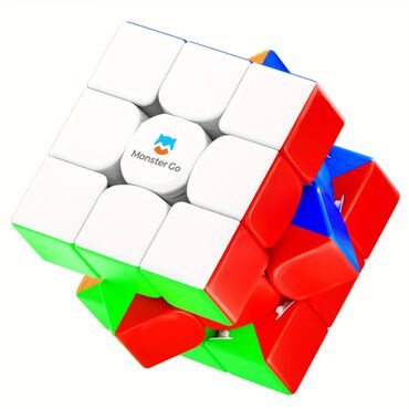 Nənnilər: 🧠 Monster Go Magnetic 3x3 Speed Cube ✨ Gənclər və yeni başlayanlar