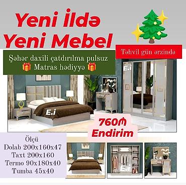 çarpay: *Yataq dəsti 760Azn💥 ENDİRİM 🎄* ✔️Rəng seçimi var *🎁Matras hədiyyə* ✔️ — 1