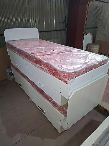 bunk bed: Односпальная кровать, Новый, С матрасом, длина - 190 см — 10