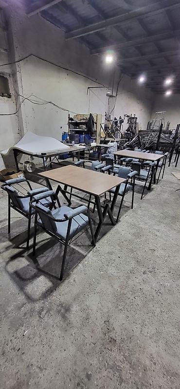 masa kafe: Stullar ilə, Düz masa, 4 nəfər, Azərbaycan, Zəmanətli, Kredit yoxdur, Ödənişli quraşdırma — 2