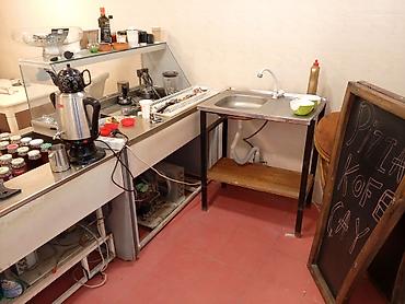 Tam təchizatlı mini kafe/pizzaxana avadanlıqları və daxili quruluş -