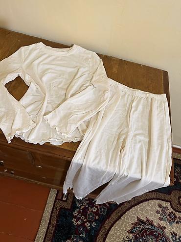 пижамный: 100%хлопокнежная рибана а размеры для всех 😇 S M L XL | 1800 сом — 5
