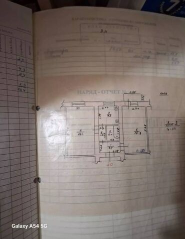 квартиры ош: 2 бөлмө, 42 кв. м, Сталинка, 3 кабат, Косметикалык ремонт