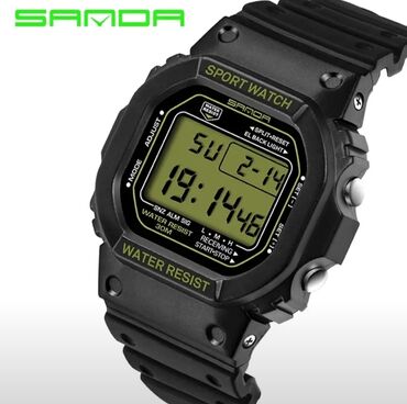 кольцо 375 пробы: Sanda 293 (аналог G-Shock 5600) Дисплей: инверсивный Цвет корпуса